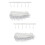 2Pièces Bordure À Perles Blanche Pour Rideaux Canapés DIY 8