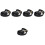 5Pièces Bande Pression Noire Portable Pour Accessoire Partition Piano 4
