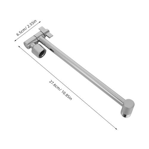 Extensor Ducha Universal Acero Inoxidable Plata 1