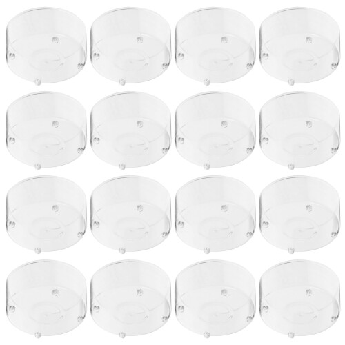 200Pcs Transparent Plastic Tealight Cups for Candle Making and Storage