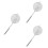 3Stk Colander Löffel Mit Schlitz Für Küchenfilter Silber 8