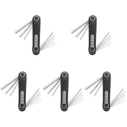 5Ensembles Pliantes Multifonction En Acier Dureté Gris 1