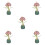 5Ensembles Bois Hydrangea - Jeu Éducatif Puzzle DIY Coloré 10