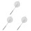 3Stk Colander Löffel Mit Schlitz Für Küchenfilter Silber 4