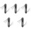 5Ensembles Pliantes Multifonction En Acier Dureté Gris 3