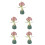 5Ensembles Bois Hydrangea - Jeu Éducatif Puzzle DIY Coloré 5