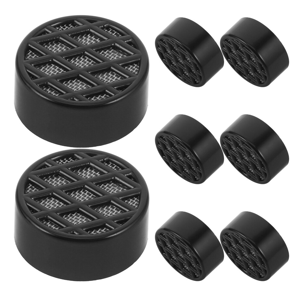 Totority Black 8Pcs Portable Small Cigar Humidifier Abs With Moisture Locking