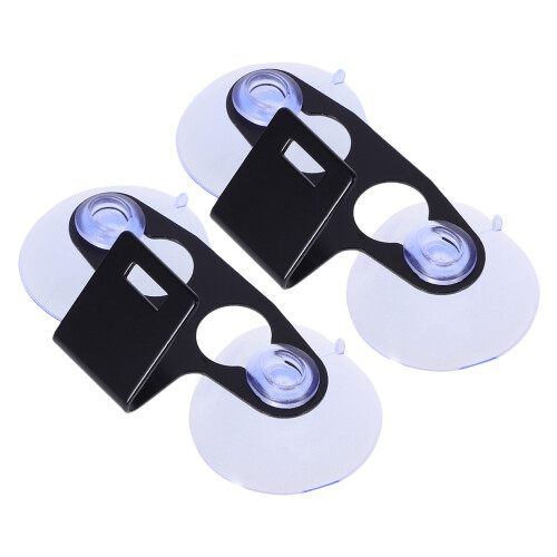 6Pcs Multi Color Car Radar Windshield Mount Bracket Suction Cup Kit 2
