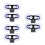6Pcs Multi Color Car Radar Windshield Mount Bracket Suction Cup Kit 4
