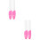 4Pièces Kit Stylets Quilling Paper Rose PP Avec Alimentation Aa 8