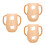3Pièces Poignées Silicone Antidérapantes Bébé 4