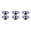 6Pcs Multi Color Car Radar Windshield Mount Bracket Suction Cup Kit 9