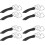 8Pièces Accessoires Four Clips Plateau Noir Robustesse Assurée 5