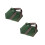 2Pz Sacchetto Porta Utensili Verde Tool Bag Resistente E 8