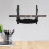 Support Mural En Bois Double Couche Pour Flûtes Noir Élégant 9