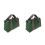2Pz Sacchetto Porta Utensili Verde Tool Bag Resistente E 4