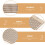 24Pièces Marque-Pages Bois Brodés À Main Pour DIY 6
