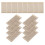 24Pièces Marque-Pages Bois Brodés À Main Pour DIY 9