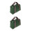 2Pz Sacchetto Porta Utensili Verde Tool Bag Resistente E 9