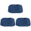 3Pièces À Bébé Bleu Tissu Polyester Respirant 2