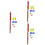 Synthetic Material Flute Lightweight Portable 3set 8