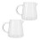 2Stk Kaffeekännchen Spitz Ausguss Hitzeresistent Für Milch & Tee 1