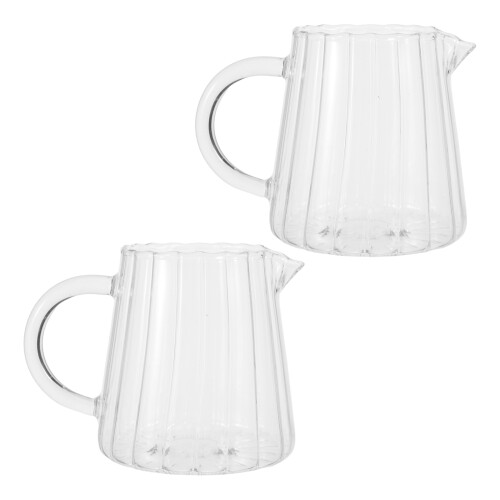 2Stk Kaffeekännchen Spitz Ausguss Hitzeresistent Für Milch & Tee