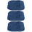 3Pièces À Bébé Bleu Tissu Polyester Respirant 8