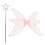 2Set Da Fata Nere Con Bacchetta in Materiale Per Bambini 1
