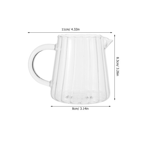 2Stk Kaffeekännchen Spitz Ausguss Hitzeresistent Für Milch & Tee 1