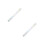 2Pcs Kids Canvas Growth Chart Assorted Color Height Measurement Wall 3