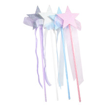 20Pz Bacchette Fatate Stelle Colorate in Tessuto Per Cosplay E Feste
