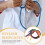 5Pcs Stethoscope Tubes Replacement 4Mm Inner Diameter Rubber 9