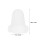 6Pcs Reusable Silicone Piping Tip Caps White Dustproof Nozzle Covers 2