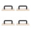4Pz Kit Strumenti Beige Per Laminati Nylon Resistente 6