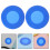 10Pcs Dark Blue Silicone Stethoscope Protector Sleeves for Clinic Use 8