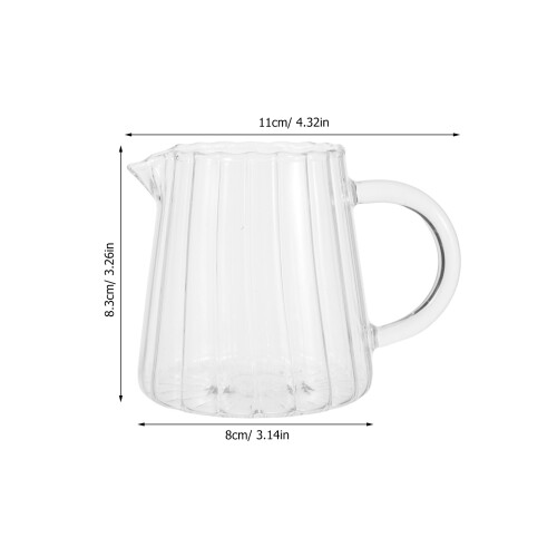 2Stk Kaffeekännchen Spitz Ausguss Hitzeresistent Für Milch & Tee 2
