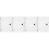 4Pcs Portable Transparent Document Binder Cover Strong PP Material 6