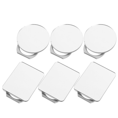12Pz Specchi Acrilici Per Betta Allenamento Argento Interattivo 2