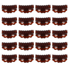 20Pz Mini Clip Artiglio Marrone Antiscivolo Per Spessi
