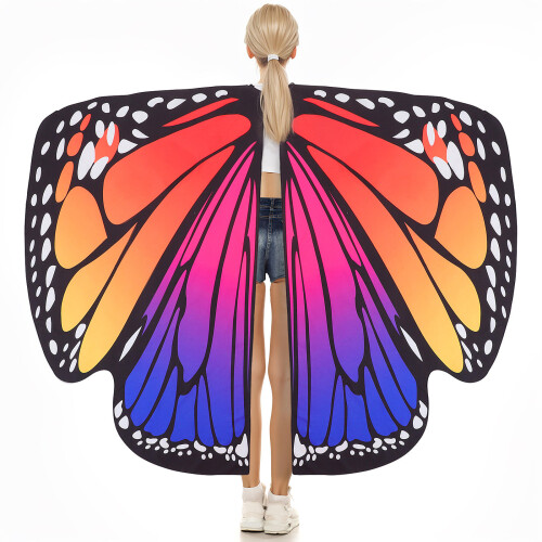 2Pz Mantello Party Accessorio Cosplay Piume