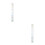 2Pcs Kids Canvas Growth Chart Assorted Color Height Measurement Wall 6
