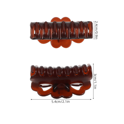 20Pz Mini Clip Artiglio Marrone Antiscivolo Per Spessi 1