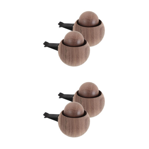 4Pz Diffusore Legno Per Auto Clip Profumatore 2