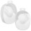 3Pcs Electric Nail Bowls White Rectangular Manicure Soak Tray 1