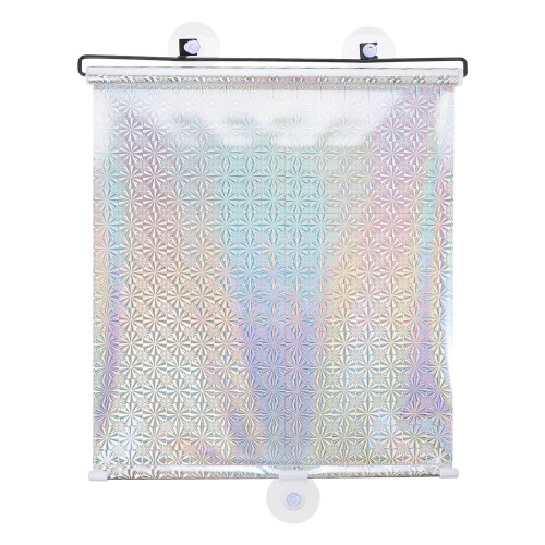 4Set Tende Telescopiche Adatte Per Casa Con Ventose Argento Resistenti
