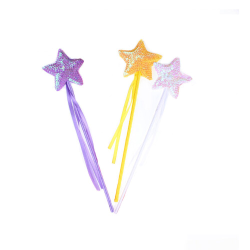 5Pz Bacchette Da Gioco Rosse A Forma Pentagramma Per Bambini 1