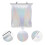 4Set Tende Telescopiche Adatte Per Casa Con Ventose Argento Resistenti 8