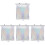 4Set Tende Telescopiche Adatte Per Casa Con Ventose Argento Resistenti 2