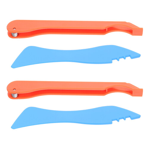 4Pièces Outils Vitrail Cuivre Plastique Acier Facile D'usage